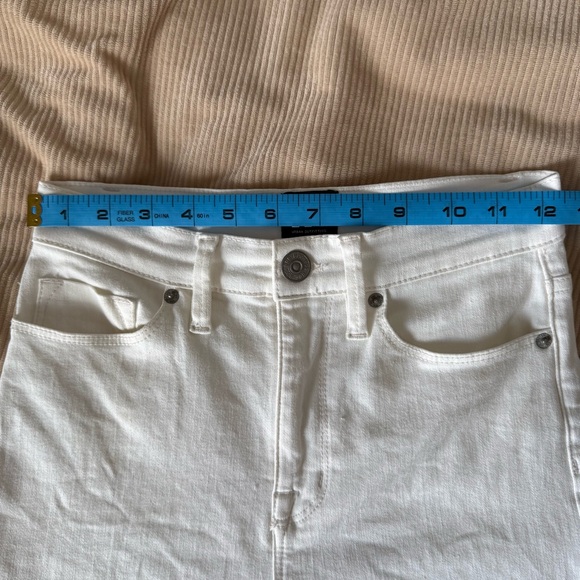 BDG Twig High Rise Crop Skinny Jeans Jeggings Ivory White Size 25 - Picture 7 of 12